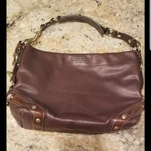 Genuine leather Coach purse